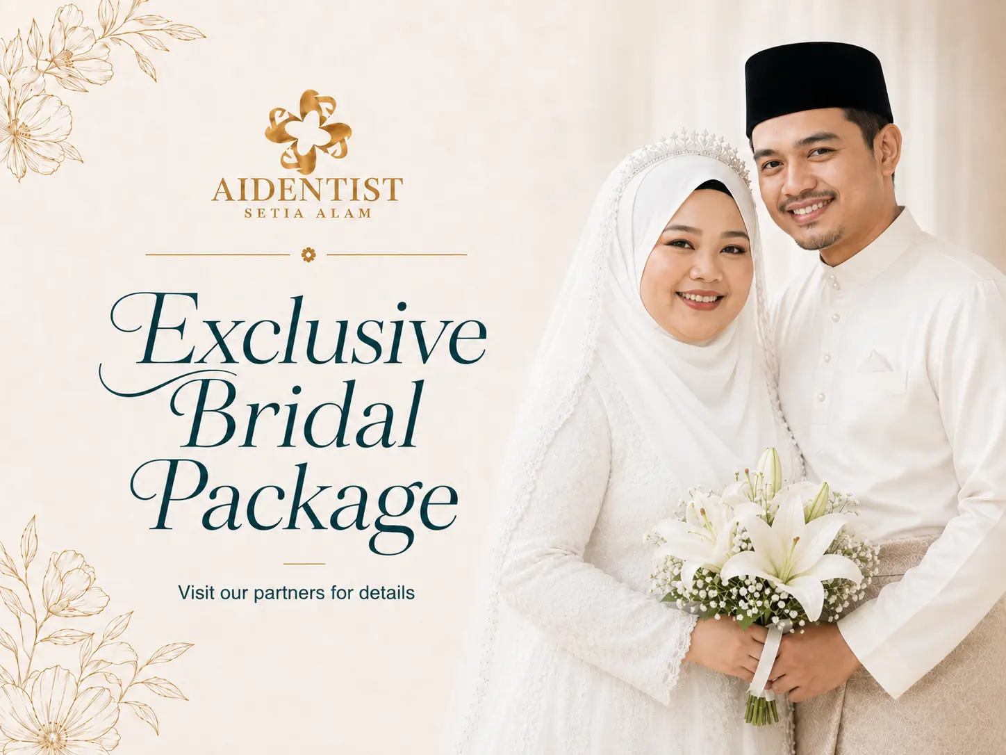 Exclusive Bridal Package promotion poster